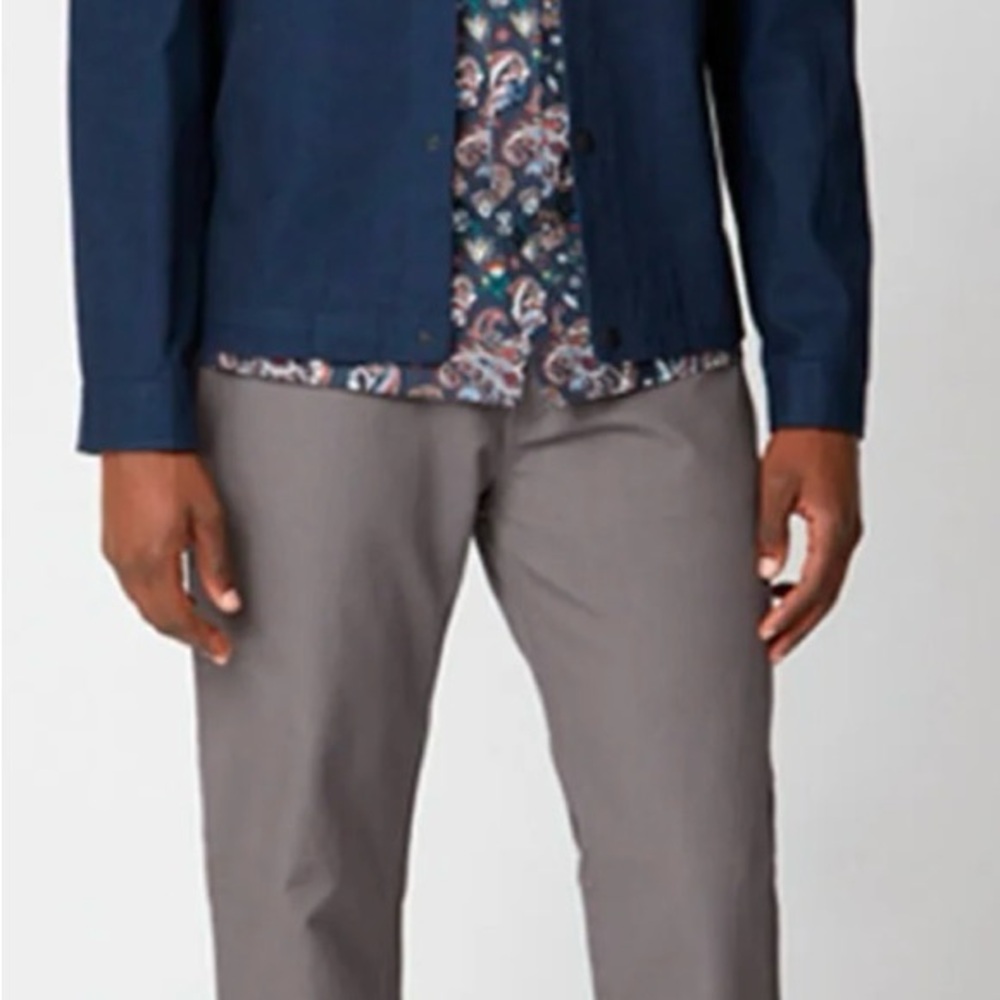 Consequence Men’s paisley button up shirt long sleeves cotton spandex size L - Picture 8 of 9